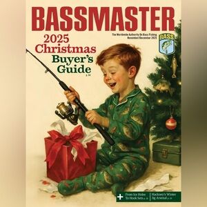 BASSMASTER 2025 CHRISTMAS BUYERS GUIDE. NOVEMBER/DECEMBER 2025. NEW!